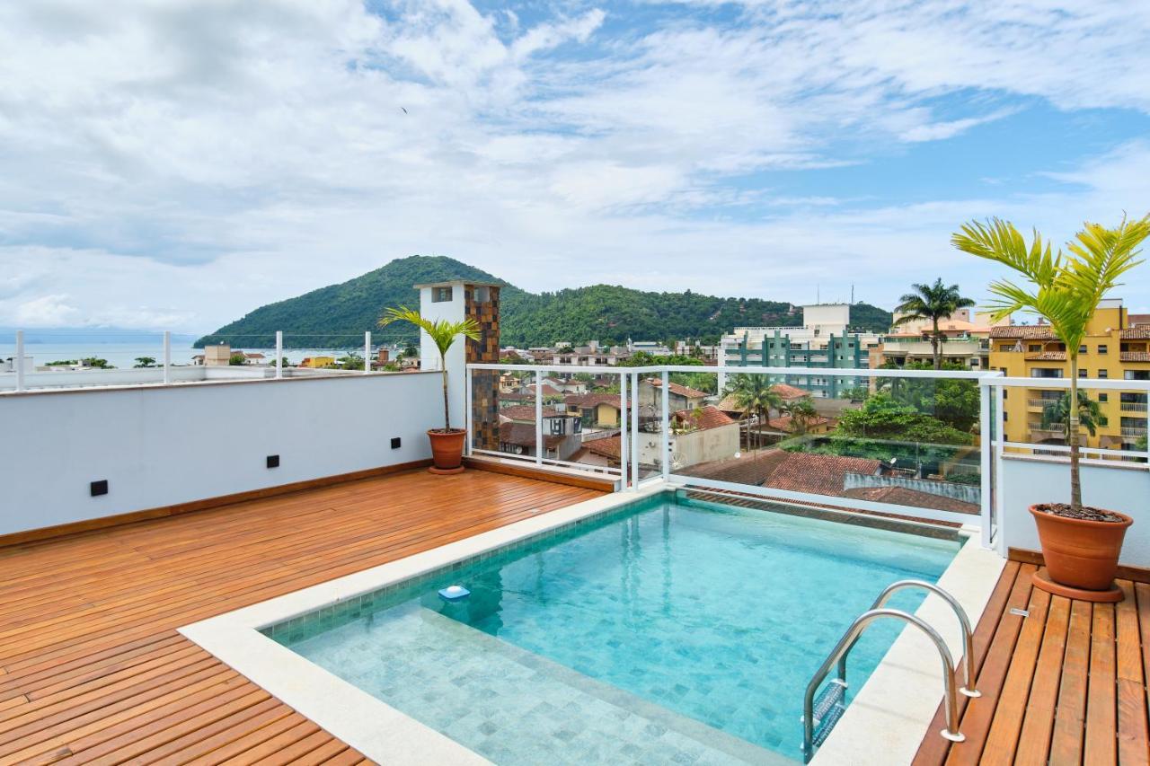 Orla Ubatuba 300 Metros - Ar Condicionado, Varanda Gourmet Экстерьер фото
