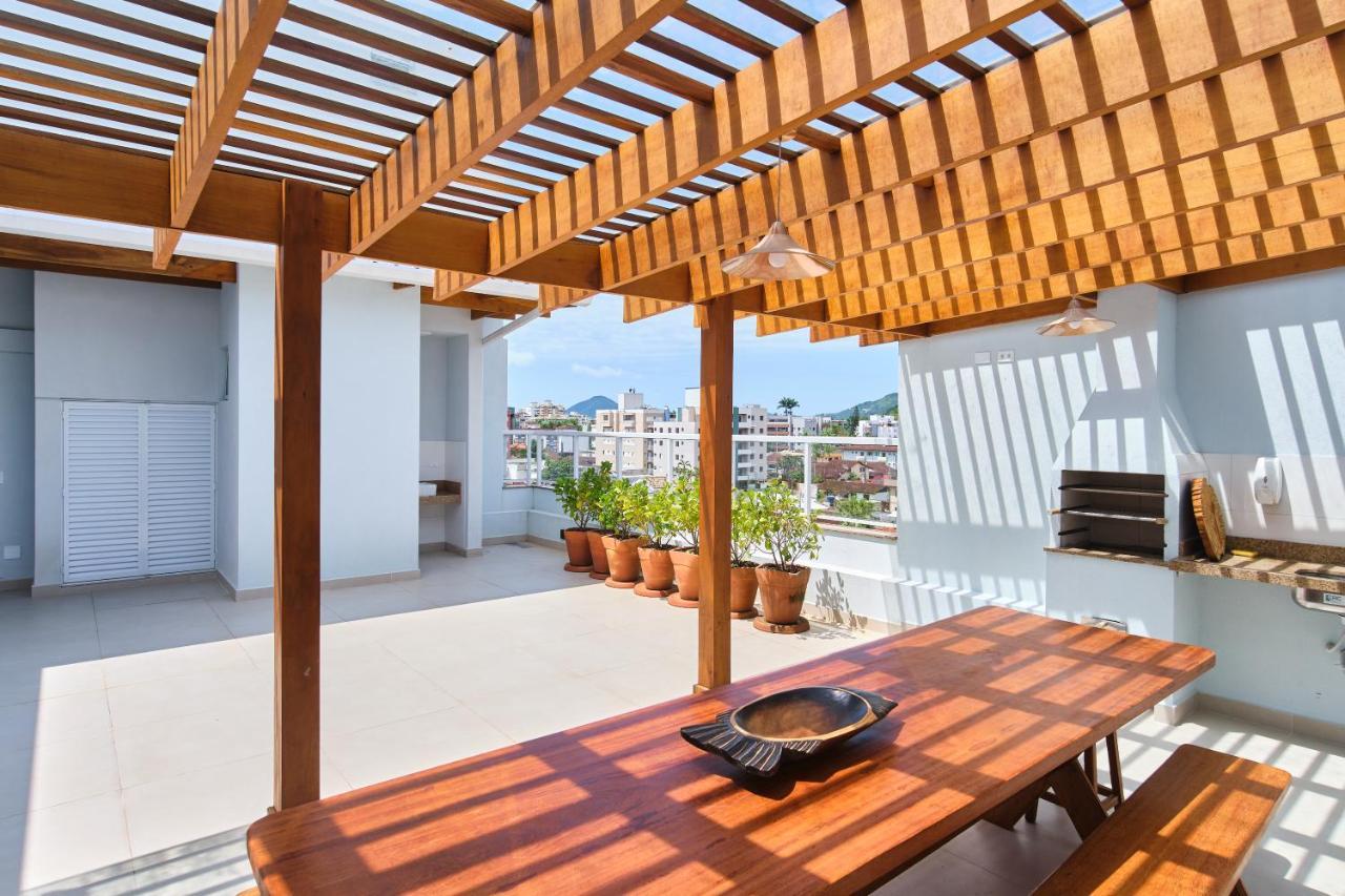 Orla Ubatuba 300 Metros - Ar Condicionado, Varanda Gourmet Экстерьер фото