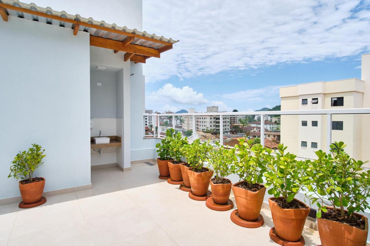 Orla Ubatuba 300 Metros - Ar Condicionado, Varanda Gourmet Экстерьер фото